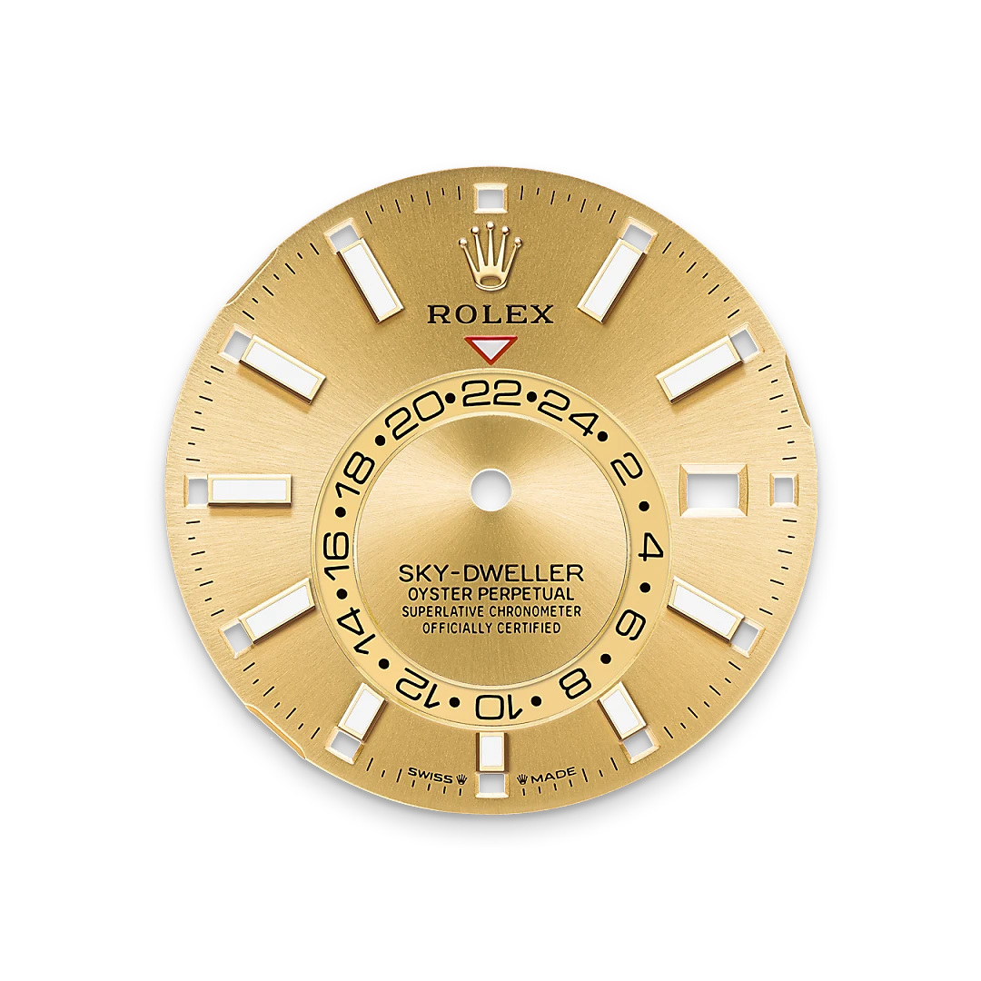Rolex Sky-Dweller腕錶黃金鋼（蠔式鋼與黃金的組合）款，M336933-0001- 伯恩錶行