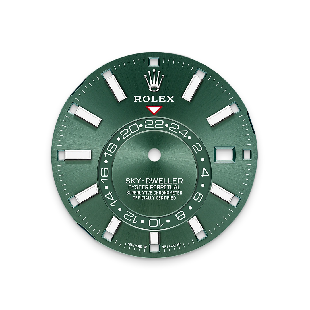 Rolex Sky-Dweller腕錶白色黃金鋼（蠔式鋼與白色黃金的組合）款，M336934-0001- 伯恩錶行