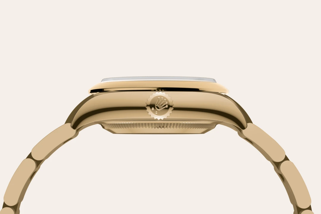 Rolex Oyster Perpetual 28腕錶18K黃金款，M276208-0002- 伯恩錶行