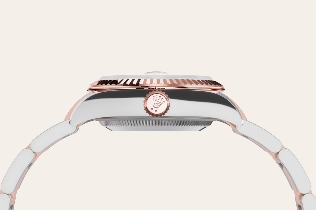 Rolex Lady-Datejust腕錶永恒玫瑰金鋼（蠔式鋼與永恒玫瑰金的組合）款，M279171-0028- 伯恩錶行
