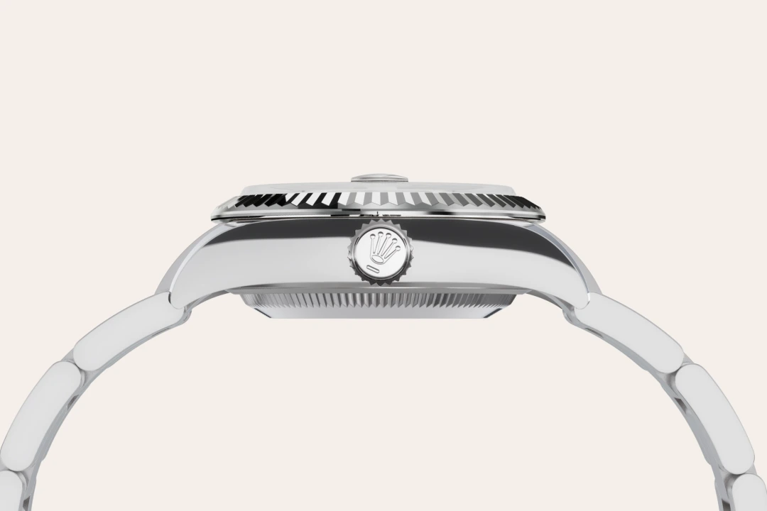 Rolex Lady-Datejust腕錶白色黃金鋼（蠔式鋼與白色黃金的組合）款，M279174-0020- 伯恩錶行