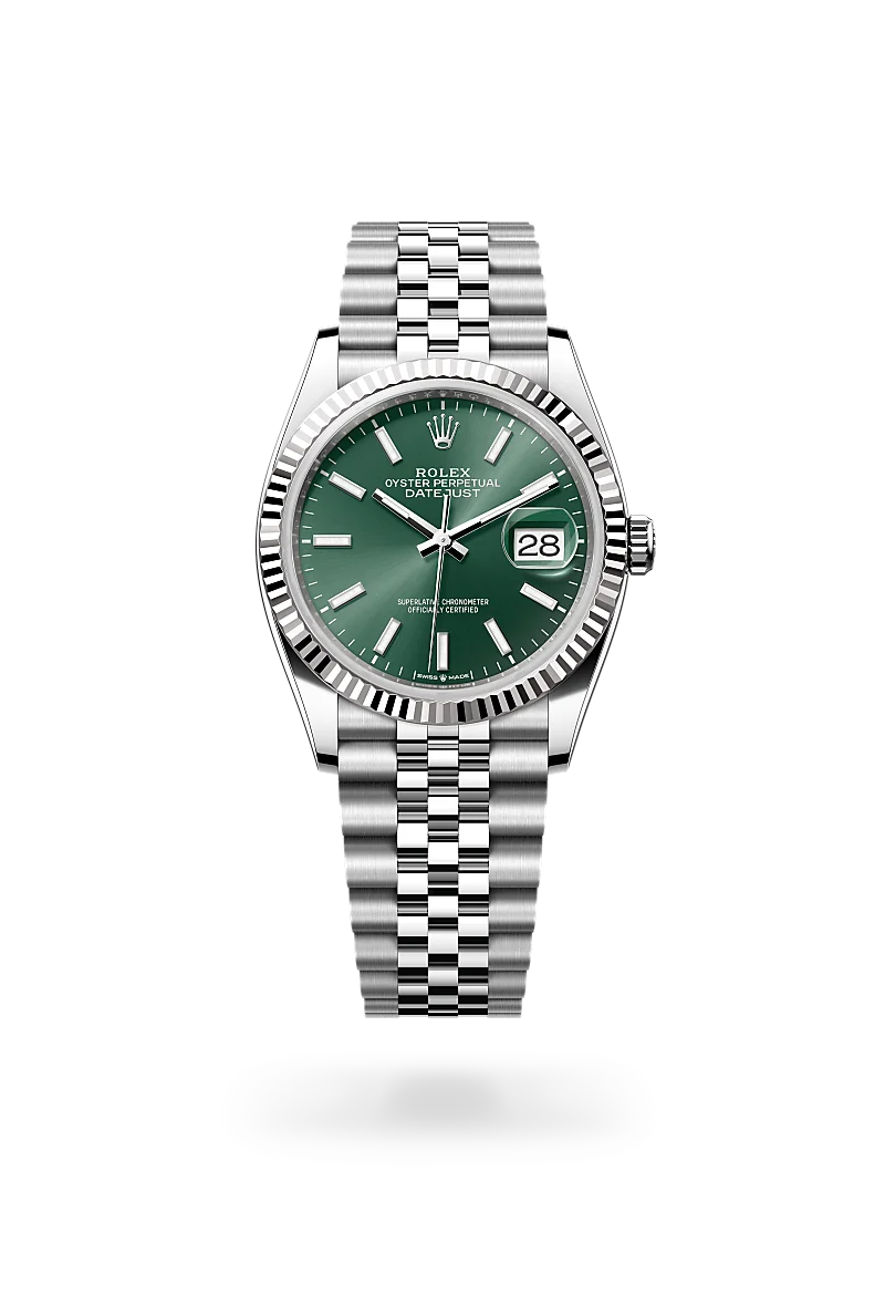 Rolex Datejust 36腕錶白色黃金鋼（蠔式鋼與白色黃金的組合）款，M126234-0051 - 伯恩錶行