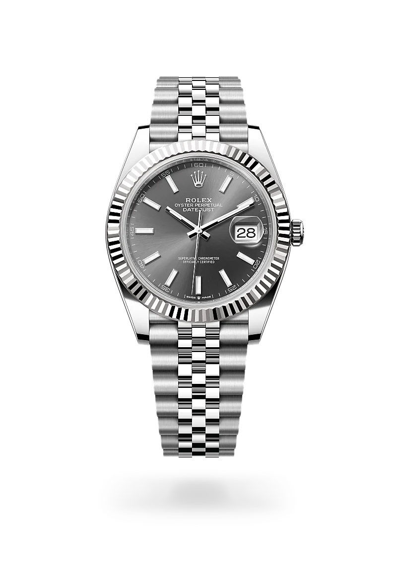 Rolex Datejust 41腕錶白色黃金鋼（蠔式鋼與白色黃金的組合）款，M126334-0014 - 伯恩錶行