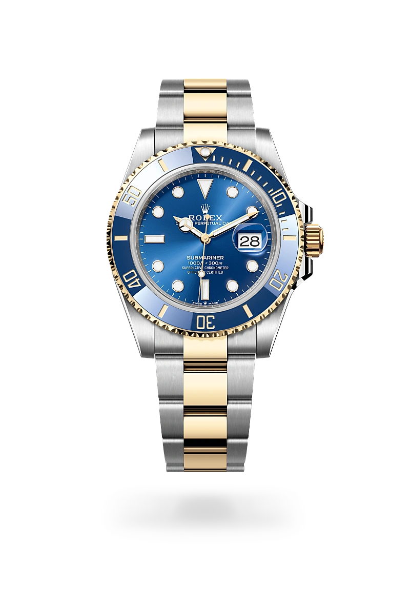 Rolex Submariner Date腕錶黃金鋼（蠔式鋼與黃金的組合）款，M126613LB-0002 - 伯恩錶行