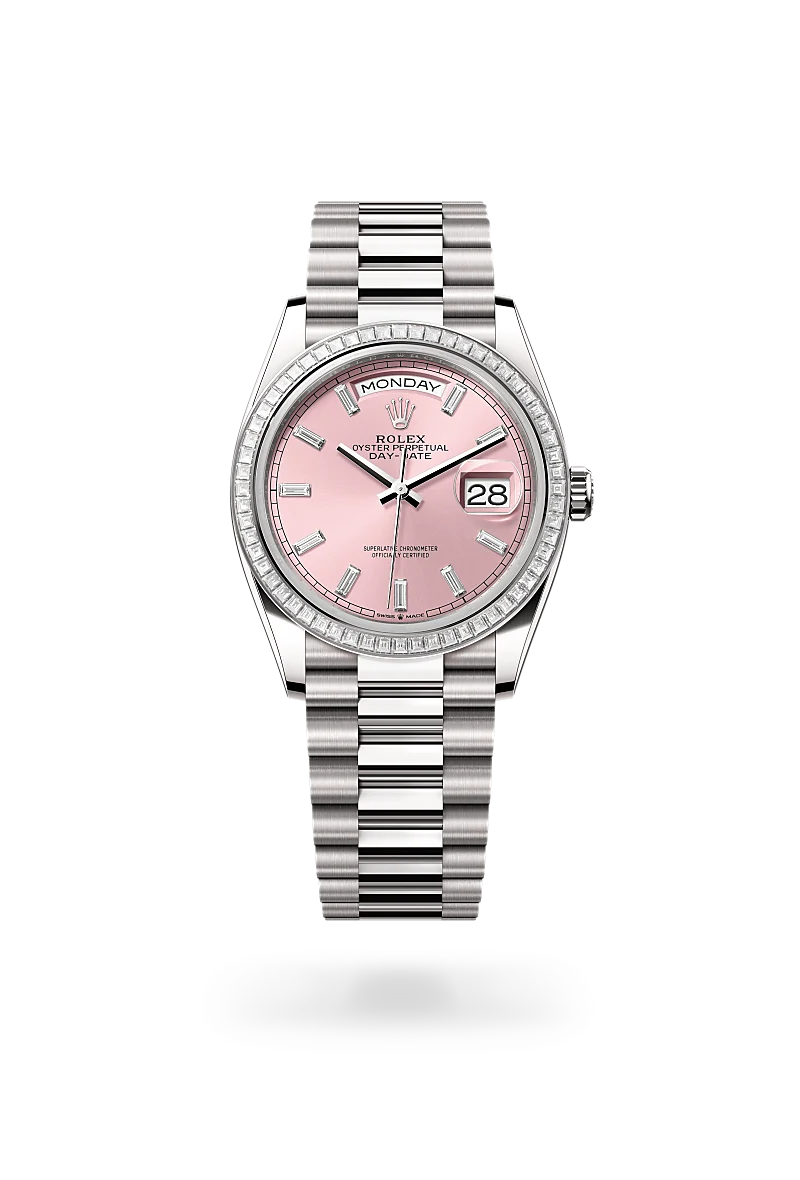 Rolex Day-Date 36腕錶18K白色黃金款，M128399TBR-0029 - 伯恩錶行