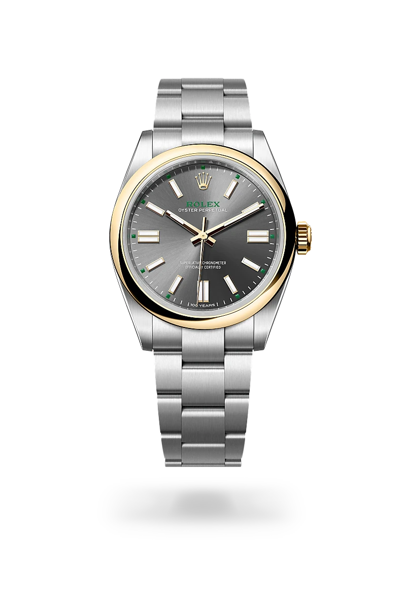 Rolex Oyster Perpetual 41 in Yellow Rolesor - combination of Oystersteel and yellow gold, M134303-0001 - Bern Watches