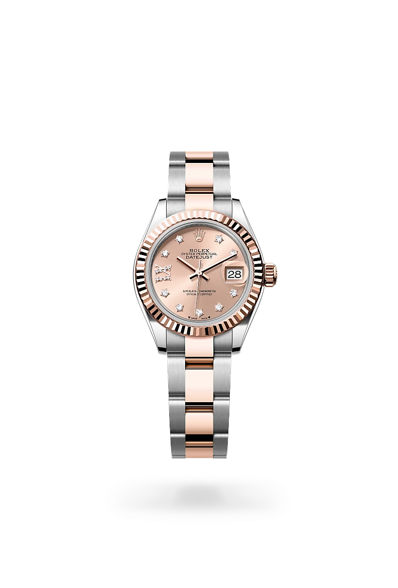 Rolex Lady-Datejust腕錶永恒玫瑰金鋼（蠔式鋼與永恒玫瑰金的組合）款，M279171-0028 - 伯恩錶行