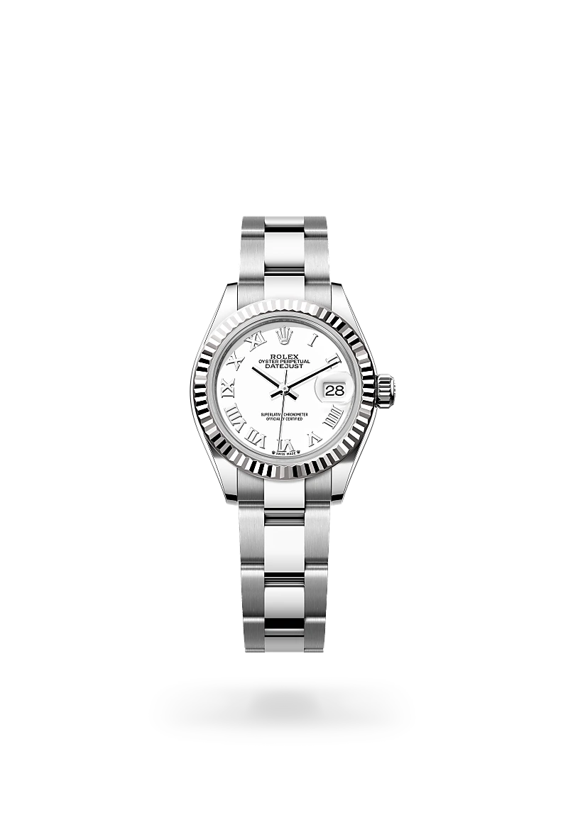 Rolex Lady-Datejust腕錶白色黃金鋼（蠔式鋼與白色黃金的組合）款，M279174-0020 - 伯恩錶行