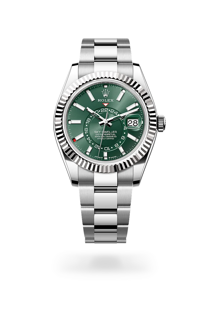 Rolex Sky-Dweller in White Rolesor - combination of Oystersteel and white gold, M336934-0001 - Bern Watches
